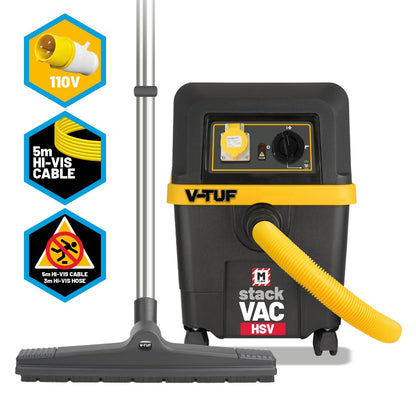 V-TUF STACKVAC M CLASS 240V EXTRACTOR WITH TAKE OFF HSV