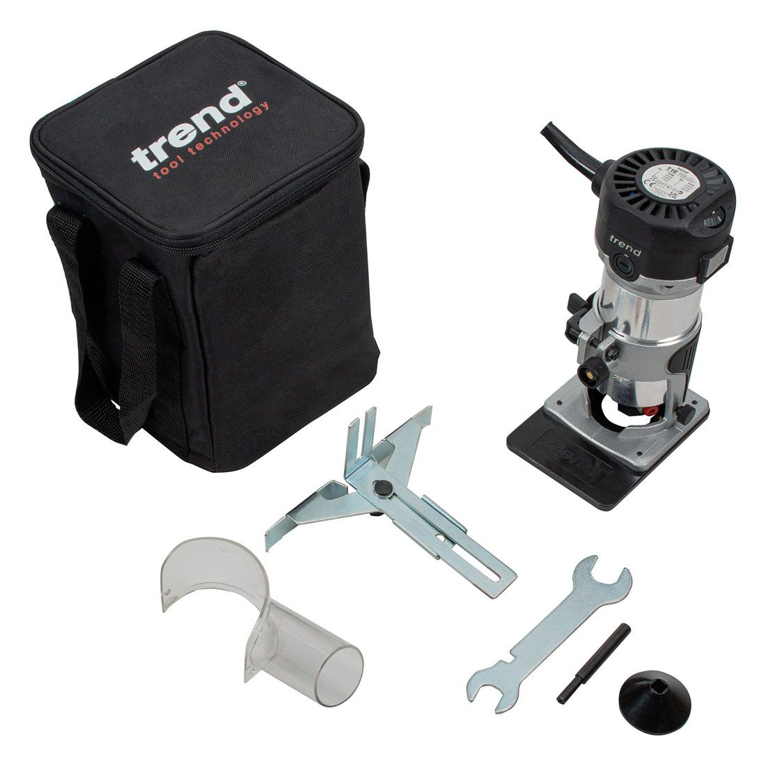 TREND T1ETS 1/4" TRIMMER 240V 710 WATT