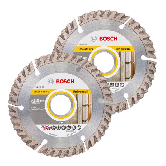 BOSCH TWIN PACK 115MM DIAMOND BLADE (4.1/2") 06159975T2