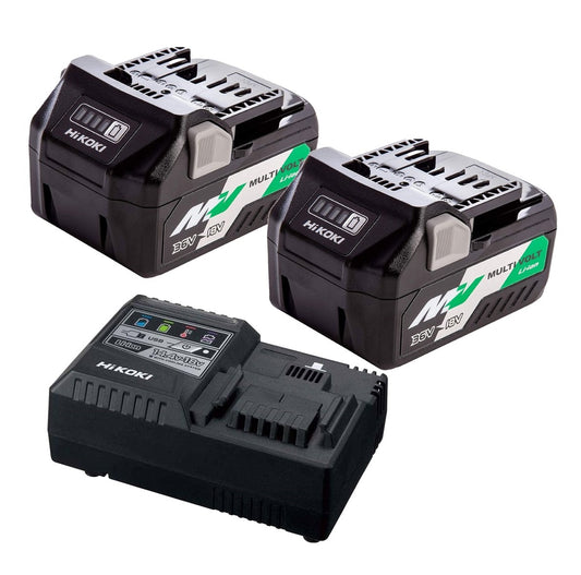HIKOKI UC18YSL3JEZ 2 X 36V BSL36A18 BATTERY + UC18YSL3