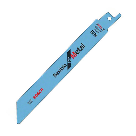 S922EF RECIP BLADES BOSCH PK5 18TPI 150MM 6" BIM  MAX 4MM