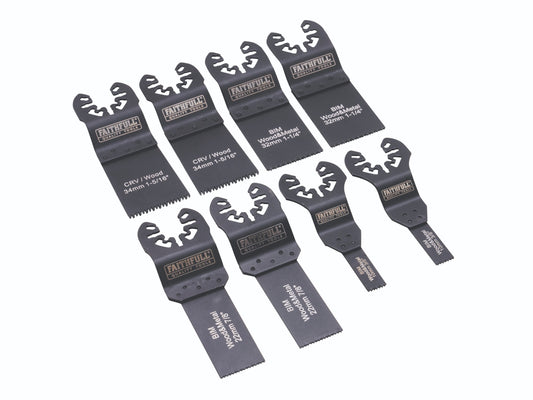 8 Piece Mixed Multi-Tool Blade Set